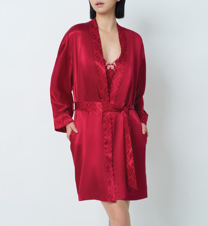 Shuting Qiu Collaboration Robe - TRUE ROSE