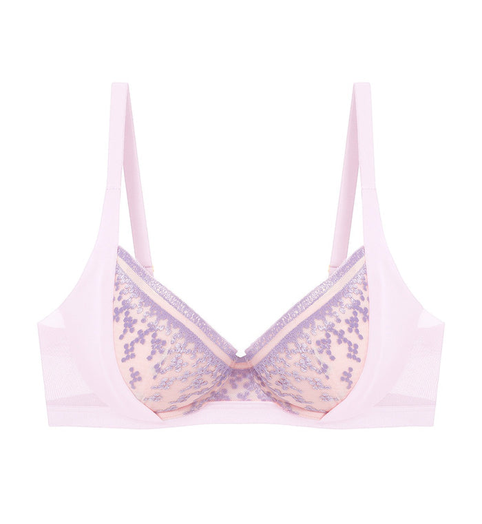 SIGNATURE SMOOTH WIRED PUSH UP BRA - SOFT LAVENDER