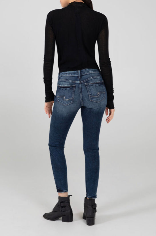 SILVER ELYSE CURVY FIT SKINNY DENIM