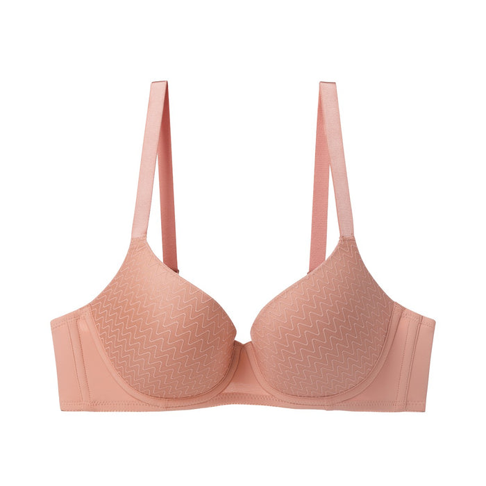 Simply Everyday Chic Wired 3/4 Cup Padded Bra - CAFE AU LAIT