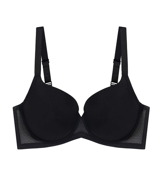Simply Everyday Chic Wired Padded Bra - BLACK