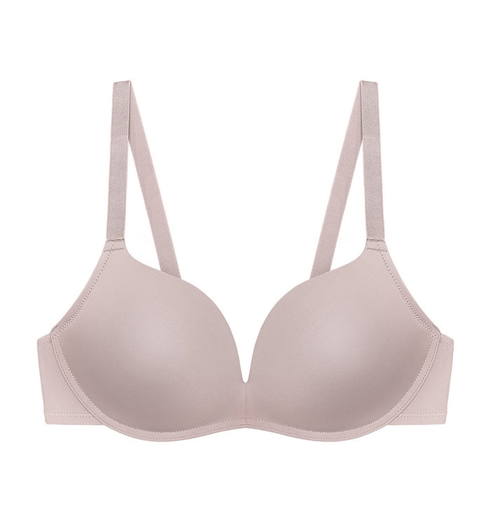Simply Everyday Non-Wired Push Up Bra - ASHES OF ROSES