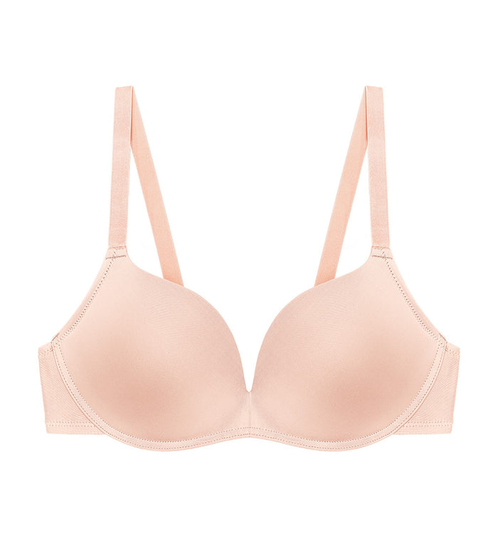 Simply Everyday Non-Wired Push Up Bra - PINK