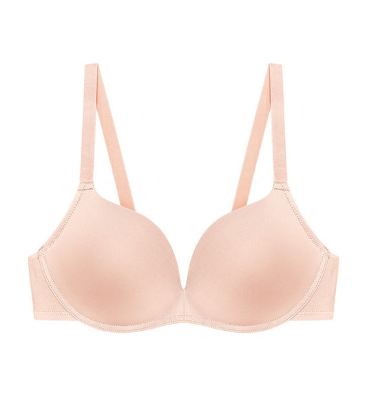 Simply Everyday Non-Wired Push Up Bra - PINK