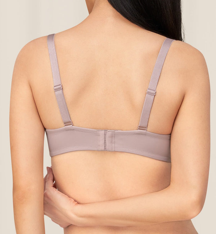 Simply Everyday Non-Wired Push Up Bra - ASHES OF ROSES