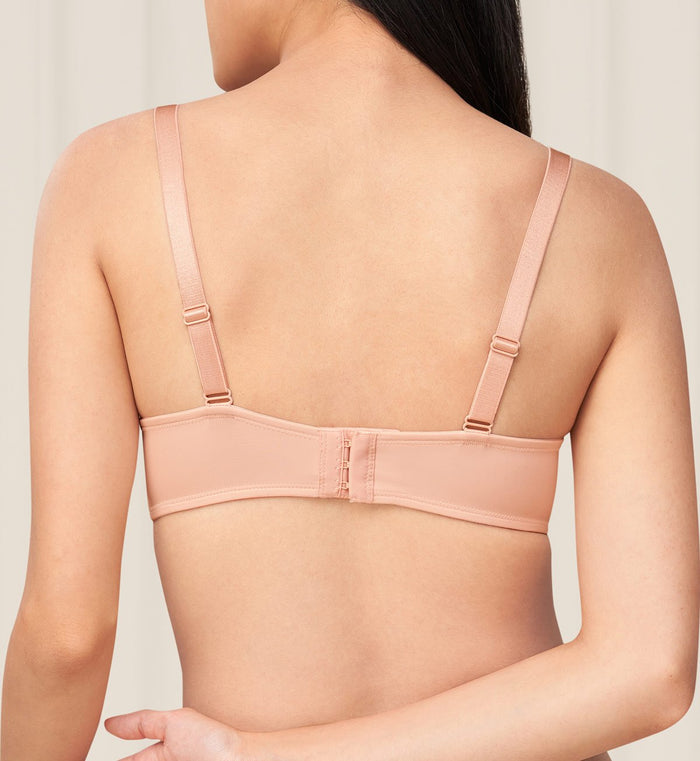 Simply Everyday Non-Wired Push Up Bra - PINK