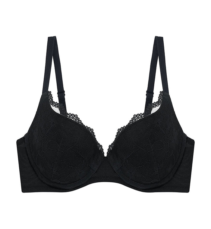 Simply Modern Larkspur Wired Padded Bra - BLACK