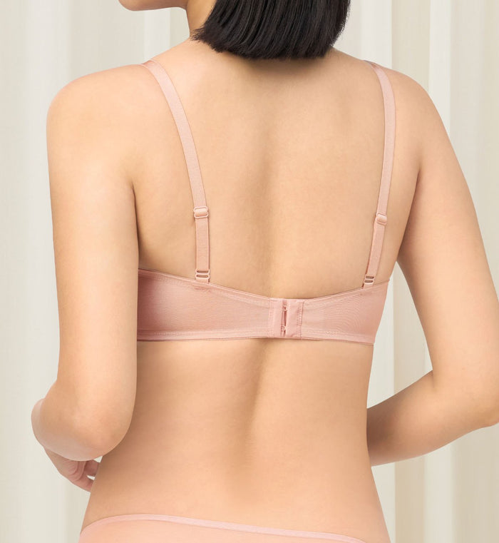 Simply Modern Larkspur Wired Push Up Deep V Bra - FOUNDATION NUDE