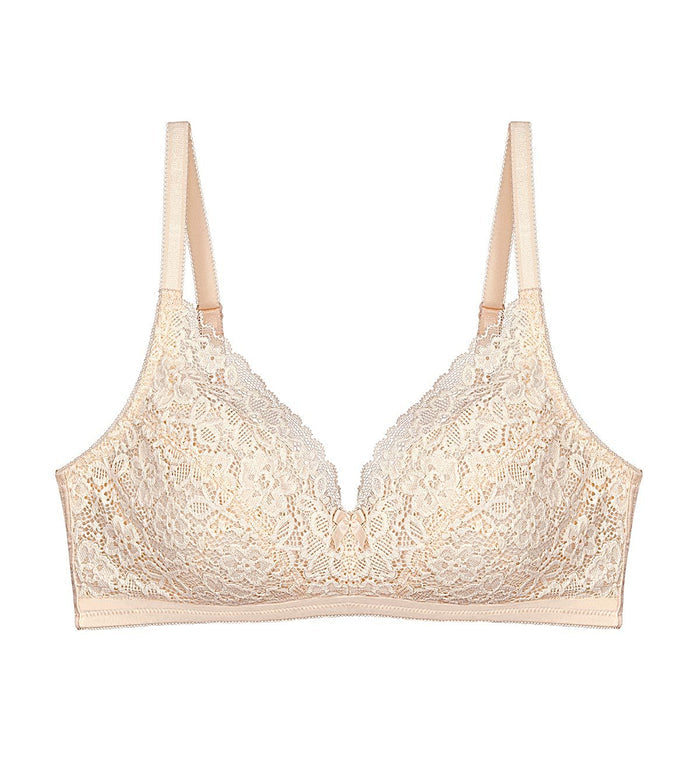 Simply Natural Beauty Non-Wired Padded Bra - NUDE BEIGE