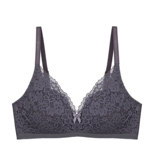 Simply Natural Beauty Non-Wired Padded Bra - PEBBLE GREY