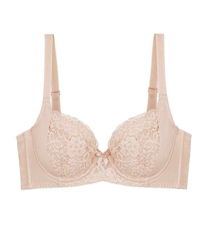 Simply Natural Beauty Wired Push Up Bra - NUDE BEIGE