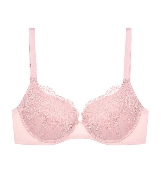 SIMPLY STYLE LARKSPUR WIRED PADDED HALF CUP BRA - TENDER PINK