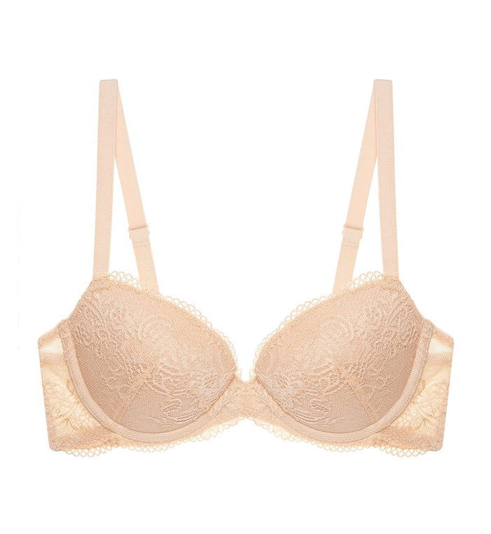SIMPLY STYLE LARKSPUR WIRED PUSH UP BRA - SKIN - LIGHT COMBINATION