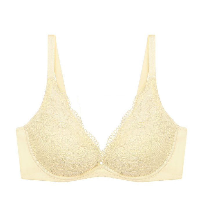 SIMPLY STYLE LARKSPUR WIRED PUSH UP BRA - HONEY YELLOW