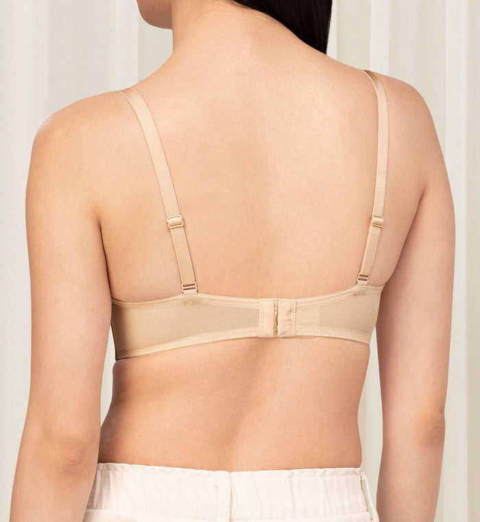 SIMPLY STYLE LARKSPUR WIRED PUSH UP BRA - SKIN - LIGHT COMBINATION