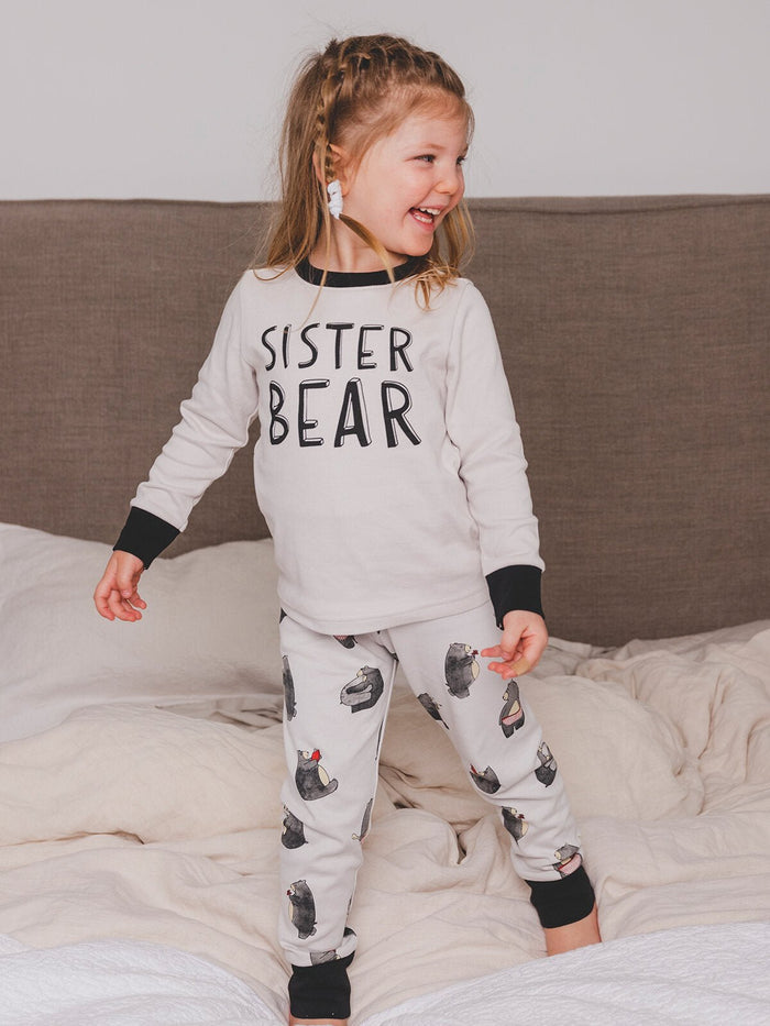 Sister Bear Kids PJ Set - Millie + Moose