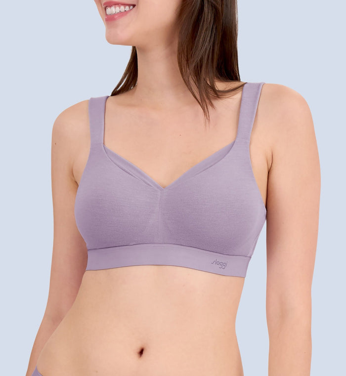 Sloggi Basic Sporty Cool Padded Bra - SEA FOG