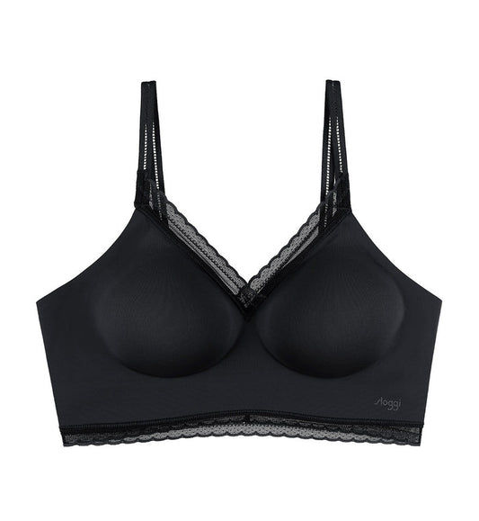 SLOGGI BODY ADAPT TWIST BRALETTE - BLACK