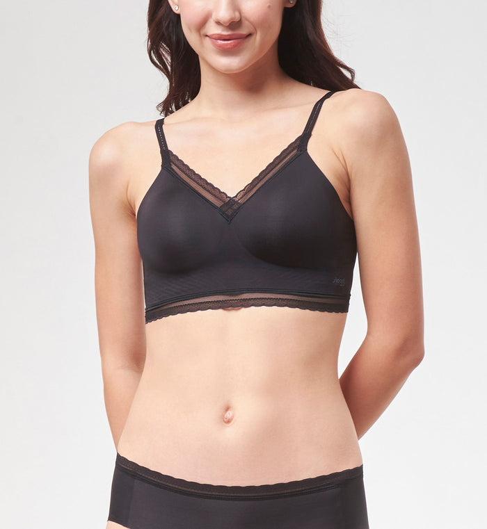 SLOGGI BODY ADAPT TWIST BRALETTE - BLACK