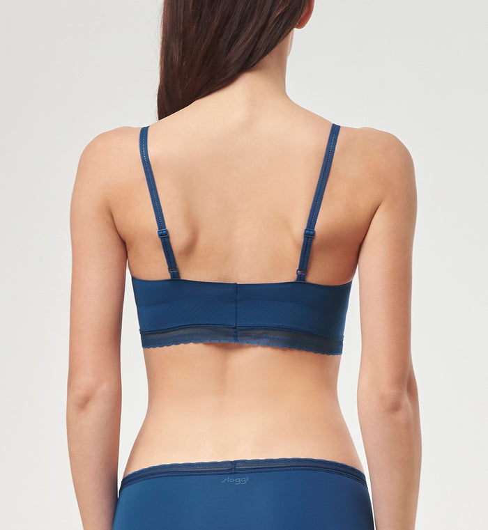 SLOGGI BODY ADAPT TWIST BRALETTE - BLUE SAPPHIRE