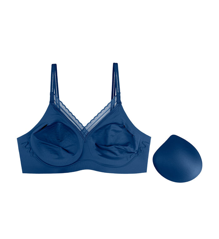 SLOGGI BODY ADAPT TWIST SOFT BRA - BLUE SAPPHIRE