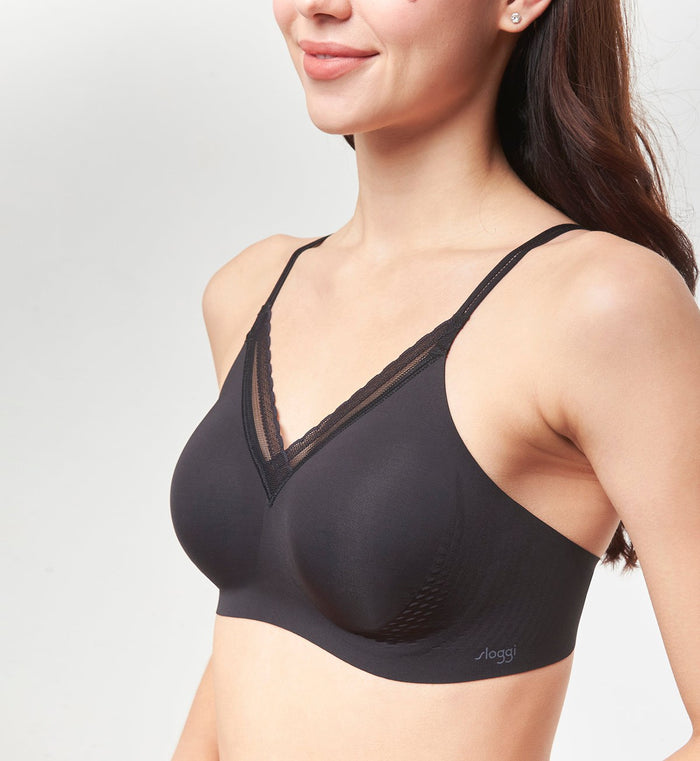 SLOGGI BODY ADAPT TWIST SOFT BRA - BLACK