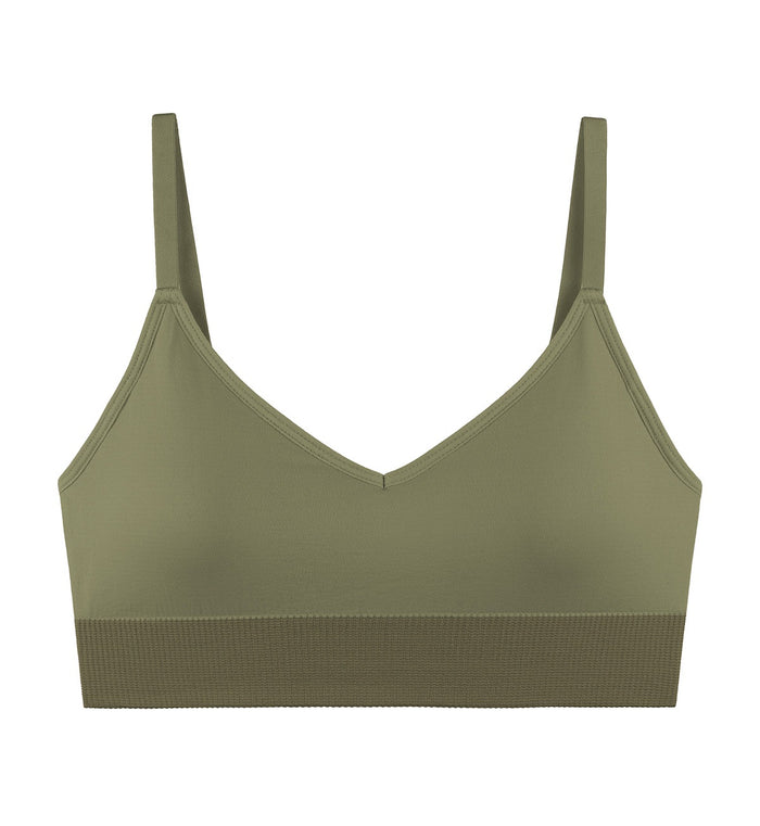 SLOGGI EVER INFUSED ALOE BRALETTE - MARTINI OLIVE