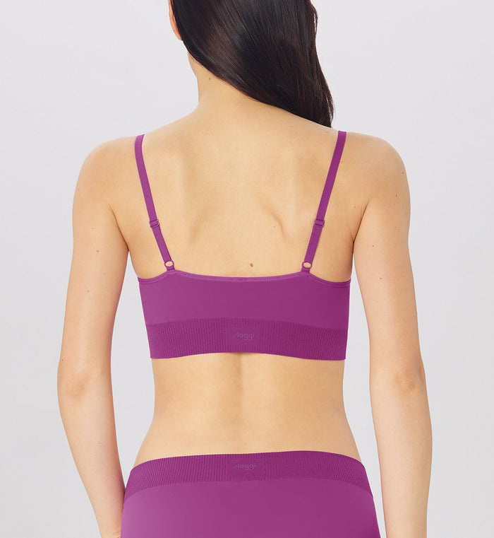 SLOGGI EVER INFUSED MULTIVITAMIN BRALETTE - VIOLET