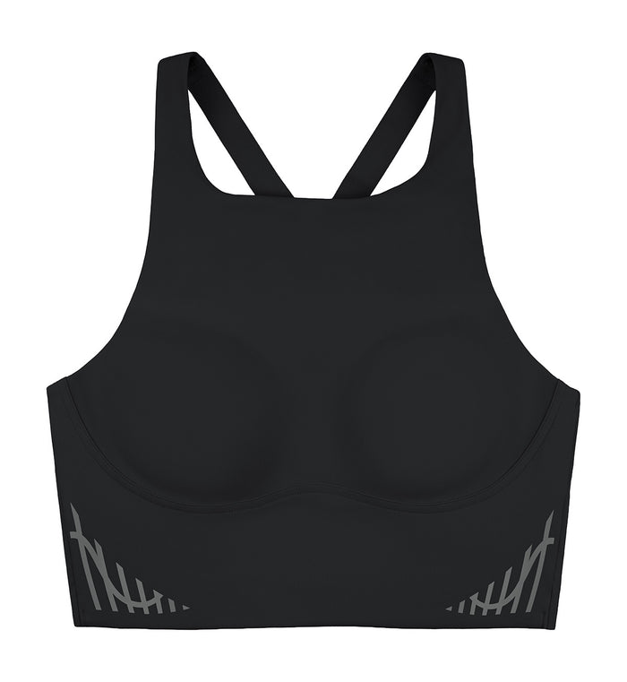 SLOGGI GET ACTIVE CROP TOP - BLACK