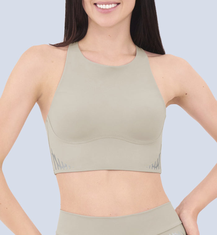 SLOGGI GET ACTIVE CROP TOP - NEW LIGHT AMBER