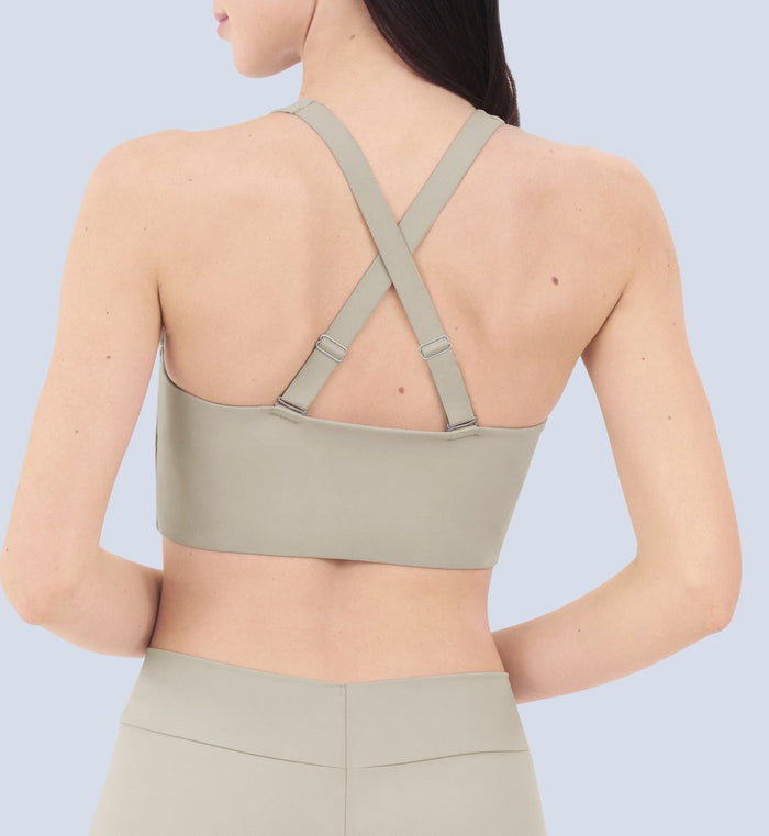 SLOGGI GET ACTIVE CROP TOP - NEW LIGHT AMBER