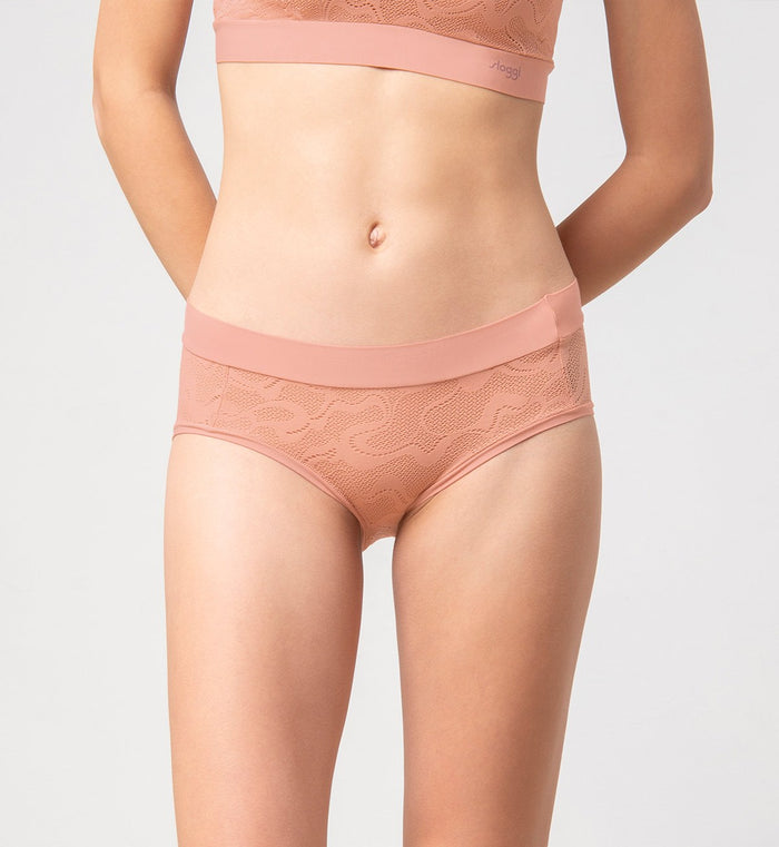 SLOGGI GO ALLROUND LACE HIPSTER - INDIAN SUMMER
