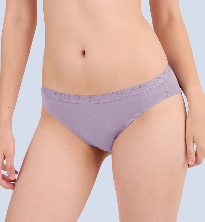 SLOGGI GO VIVID EVERYDAY HIGH LEG PANTY - SEA FOG