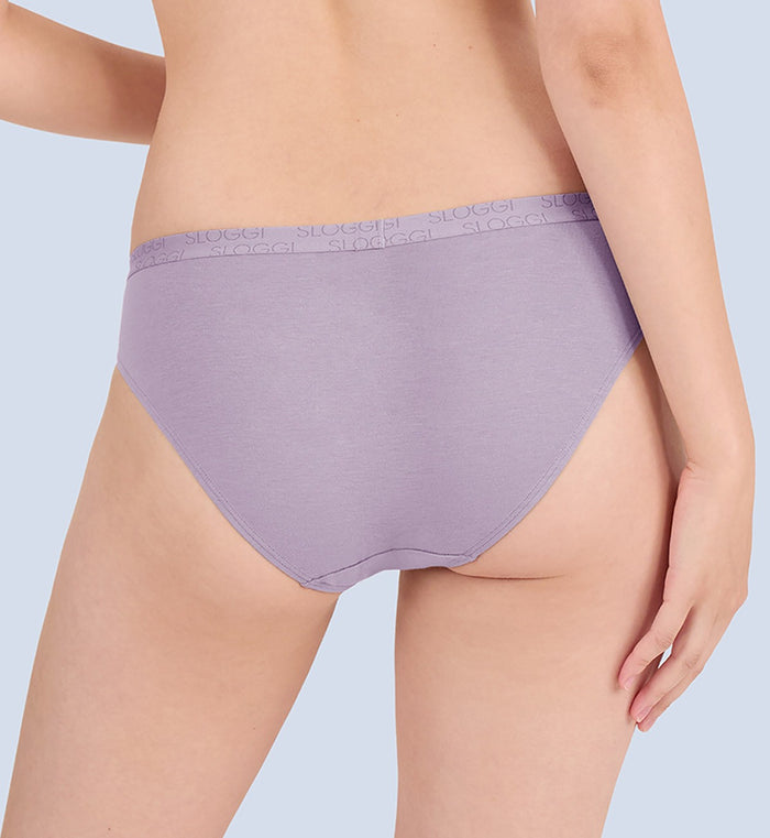 SLOGGI GO VIVID EVERYDAY HIGH LEG PANTY - SEA FOG