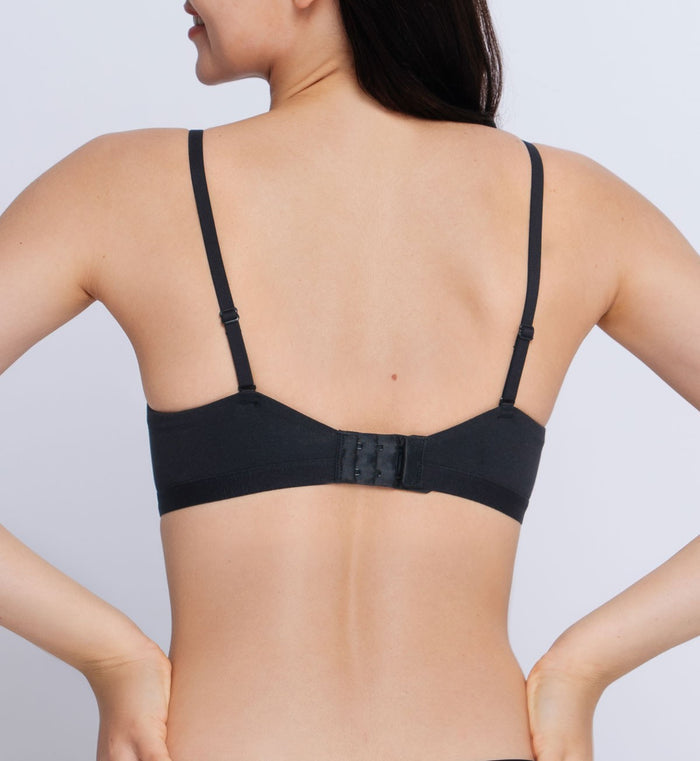 SLOGGI GO VIVID EVERYDAY PUSH UP BRA - BLACK
