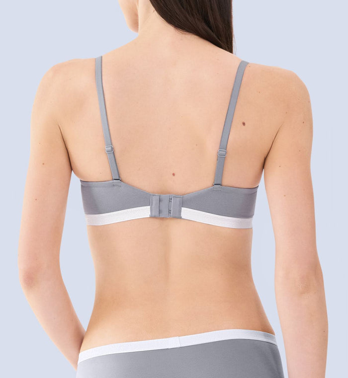 Sloggi Go Vivid Everyday Push Up Bra - CHROME