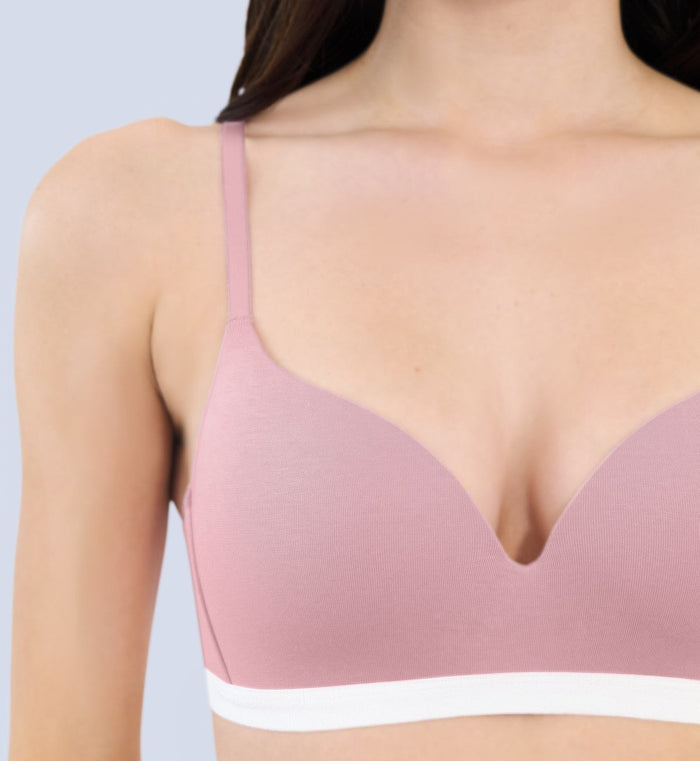 Sloggi Go Vivid Everyday Push Up Bra - STRAWBERRY CREAM