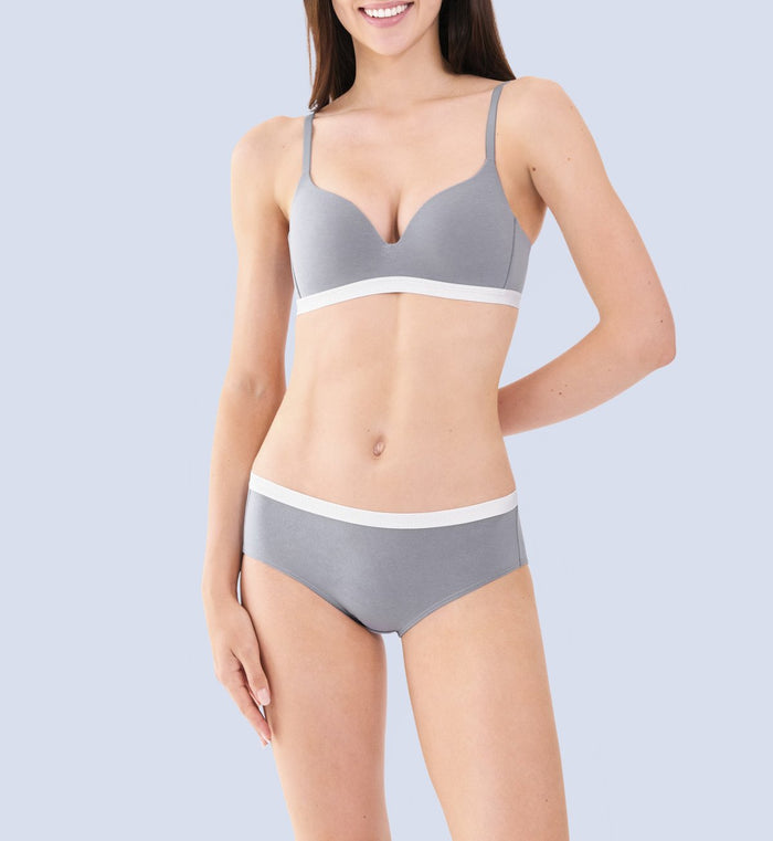 Sloggi Go Vivid Everyday Push Up Bra - CHROME