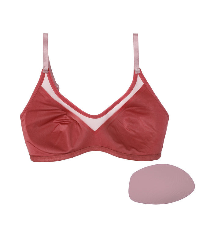 SLOGGI OXYGENE INFINITE T-SHIRT BRA - LILAC ORCHIDEE