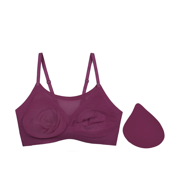 SLOGGI ZERO FEEL AIR BRALETTE - WINE