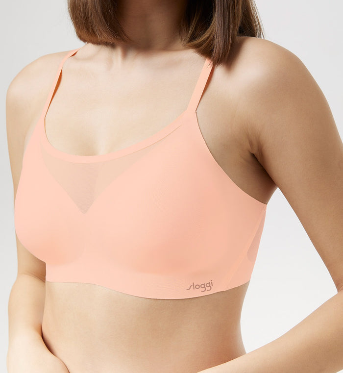 SLOGGI ZERO FEEL AIR BRALETTE - APRICOT