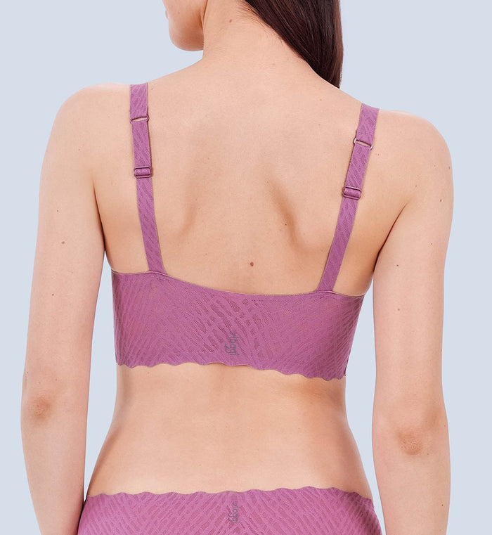 SLOGGI ZERO FEEL BLISS BRALETTE - LILA CLOVER