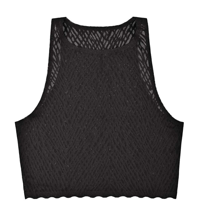 SLOGGI ZERO FEEL BLISS CROP TOP - BLACK