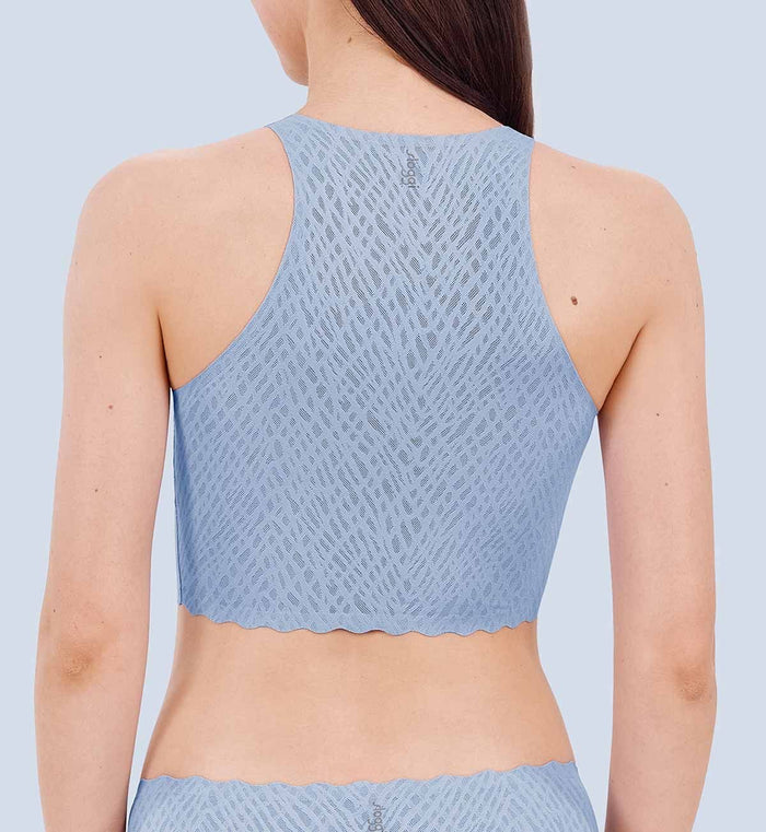 SLOGGI ZERO FEEL BLISS CROP TOP - BLUISH GRAY