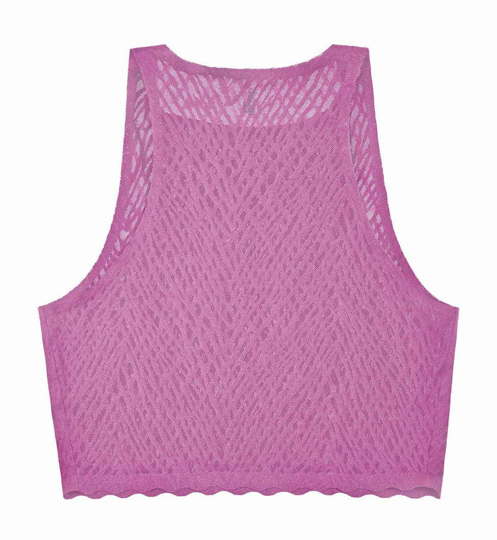 SLOGGI ZERO FEEL BLISS CROP TOP - LILA CLOVER