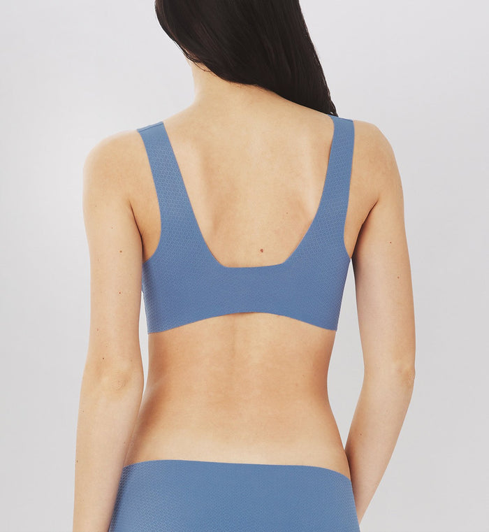 SLOGGI ZERO FEEL FLOW BRALETTE - REGATTA BLUE