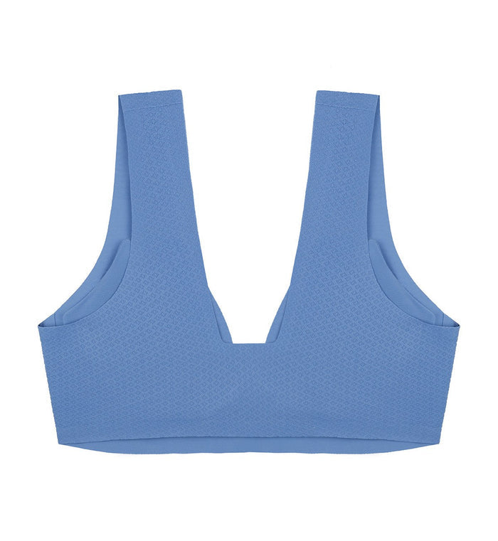 SLOGGI ZERO FEEL FLOW BRALETTE - REGATTA BLUE