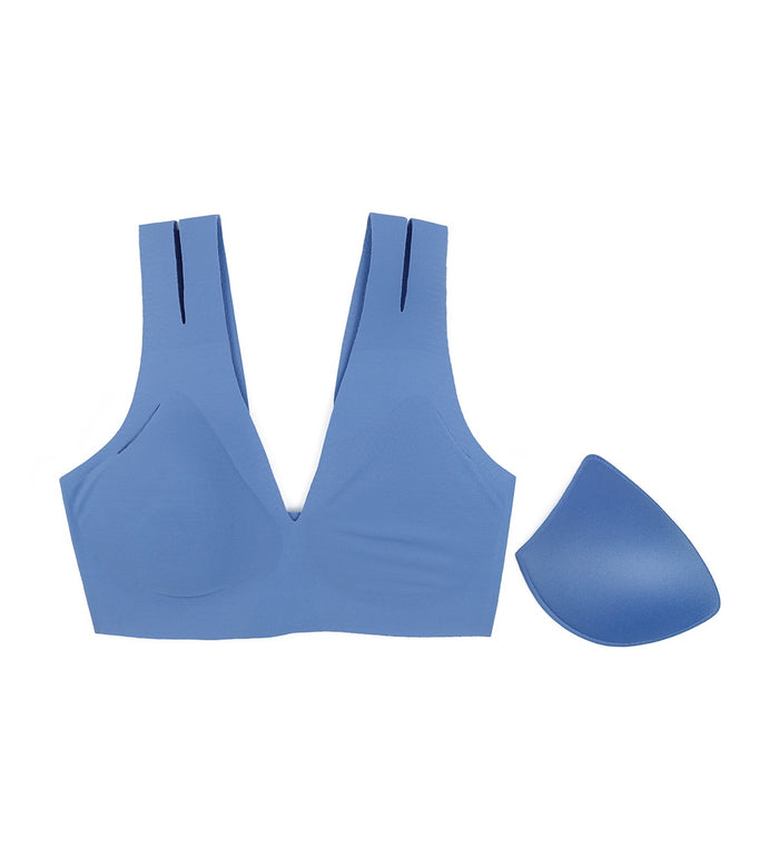 SLOGGI ZERO FEEL FLOW BRALETTE - REGATTA BLUE