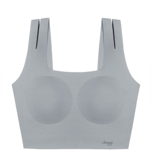 SLOGGI ZERO FEEL FLOW TOP - STONE GREY