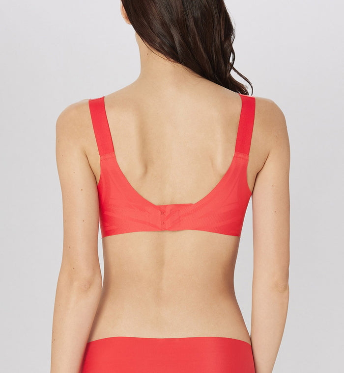 SLOGGI ZERO FEEL SOFT BRA - ROUGE